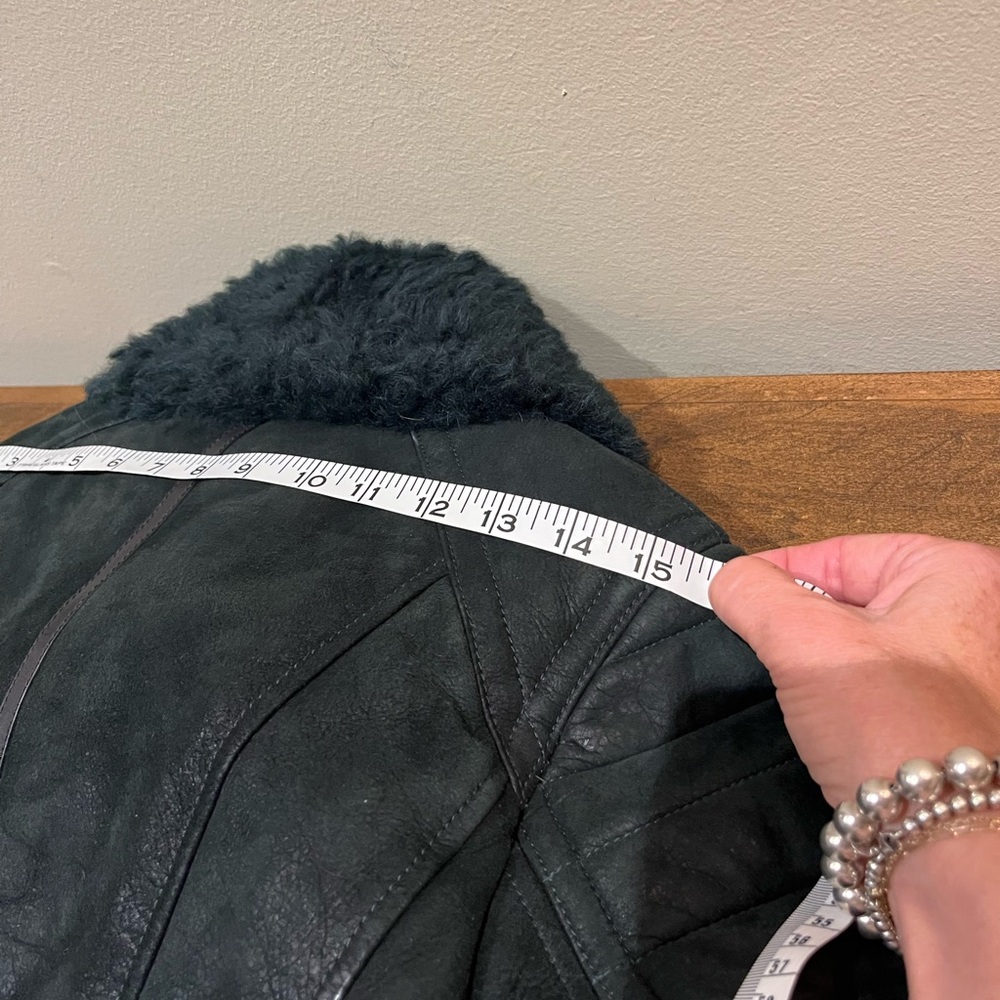 Burberry Brit Shearling Leather Jacket - Picture 14 of 16